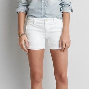 American eagle midi stretch twill shorts
